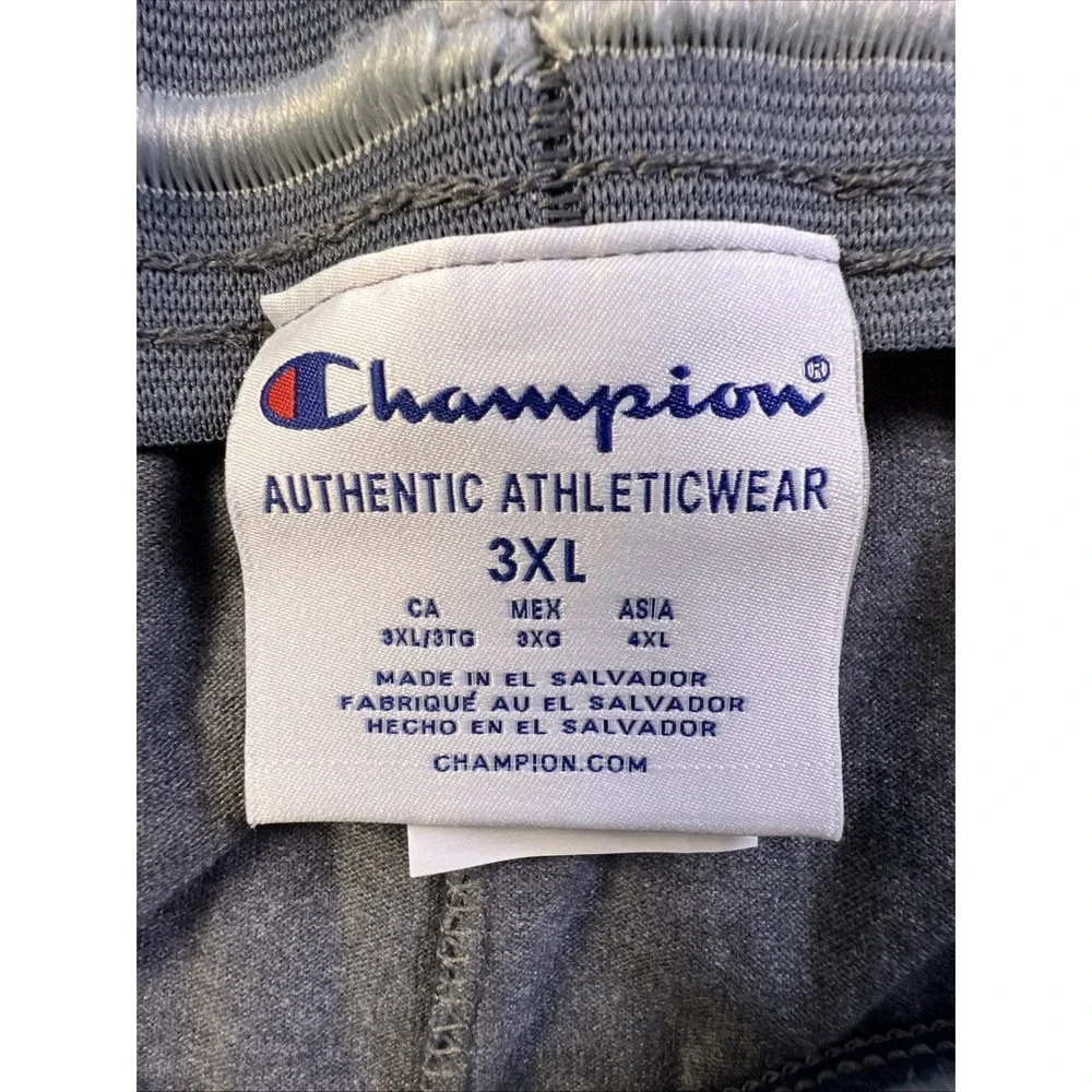 Champion Sweatpants Men's 3XL Lightweight Gray Baggy Relaxed Elastic Waist